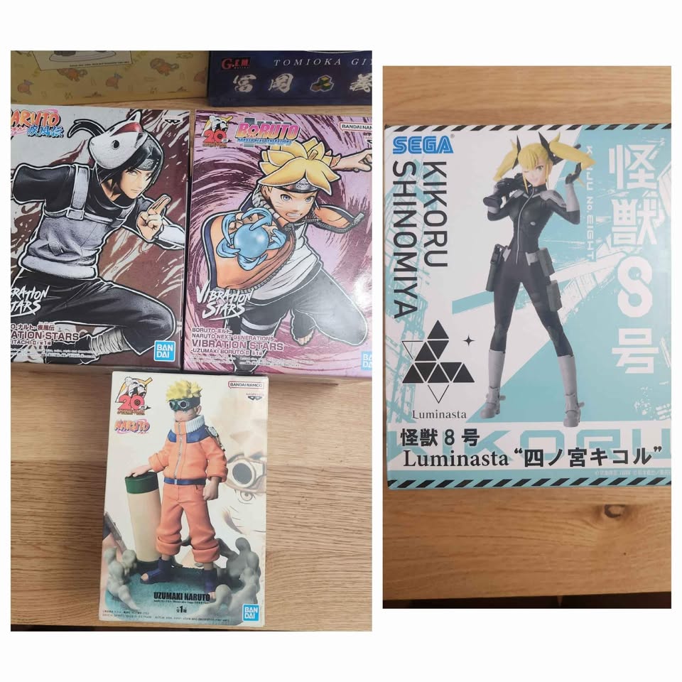 Gray Lote de Figuras Anime – Demon Slayer, Naruto, Spy x Family, Attack on Titan y más
