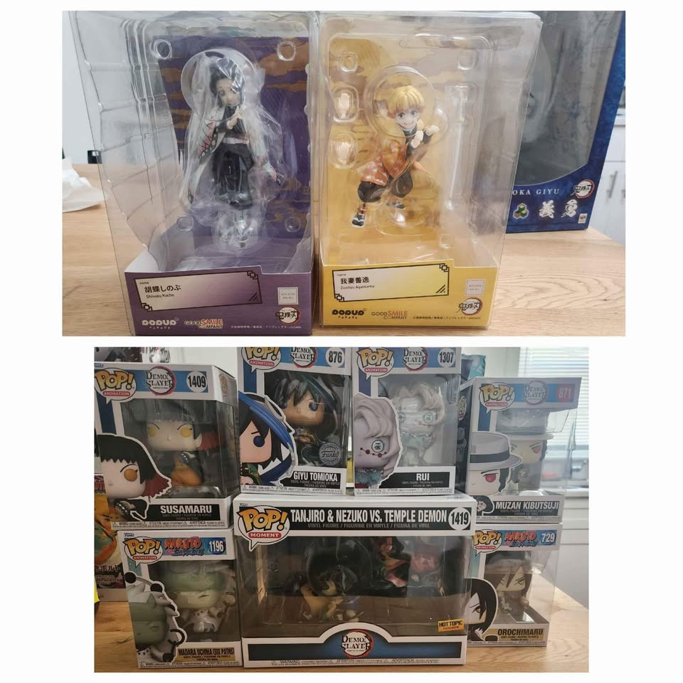 Rosy Brown Lote de Figuras Anime – Demon Slayer, Naruto, Spy x Family, Attack on Titan y más