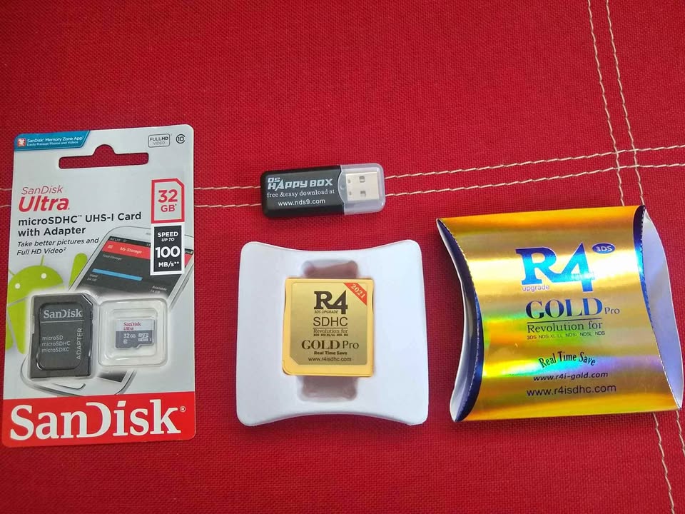 Brown Tarjeta R4 32GB – Compatible con todas las consolas DS y 3DS