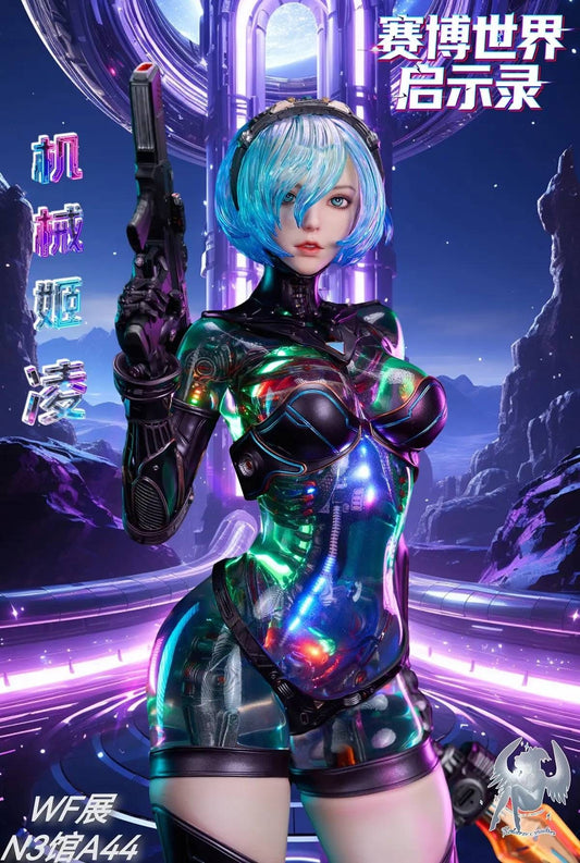 Dark Slate Blue Estatuilla Cyberworld Apocalypse] | Ex Machina Ling | Polaris Studio | Licensed 1/4 Statue | Tico Ofertas