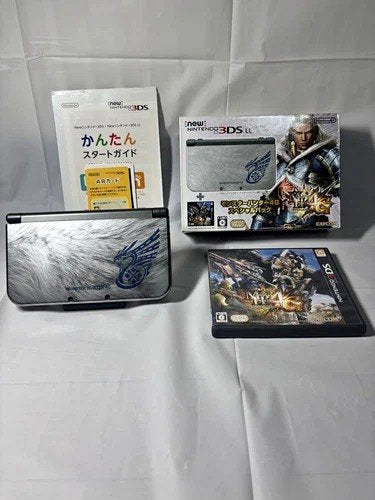 Dark Gray Nintendo 3DS XL Edición Monster Hunter – Coleccionables con magia | Costa Rica