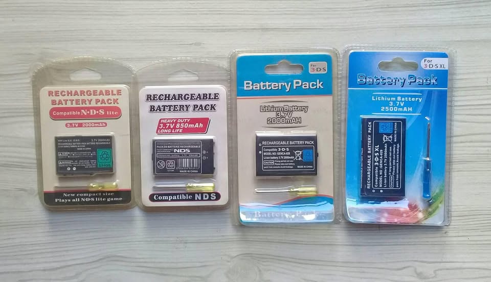 Dark Gray Baterías nuevas para Nintendo DS, 3DS y GBA SP | Costa Rica