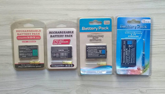 Dark Gray Baterías nuevas para Nintendo DS, 3DS y GBA SP | Costa Rica