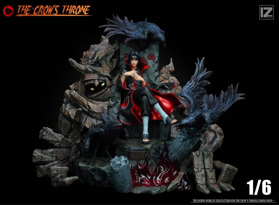 Black Figura Estatua Itachi Uchiha 1/6 Resin – IZ Studio “The Crows Throne” Edición Limitada Tienda Anime | Tico Ofertas