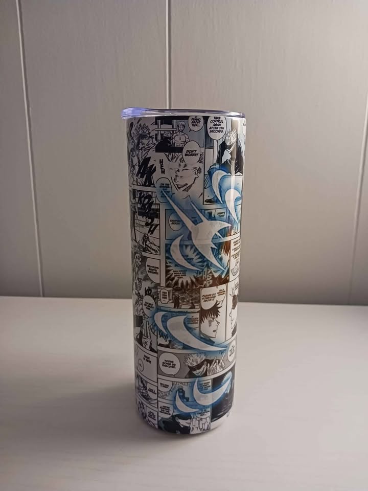 Rosy Brown Vaso Térmico Jujutsu Kaisen 20oz + Llavero Satoru Gojo Tienda Anime | Tico Ofertas