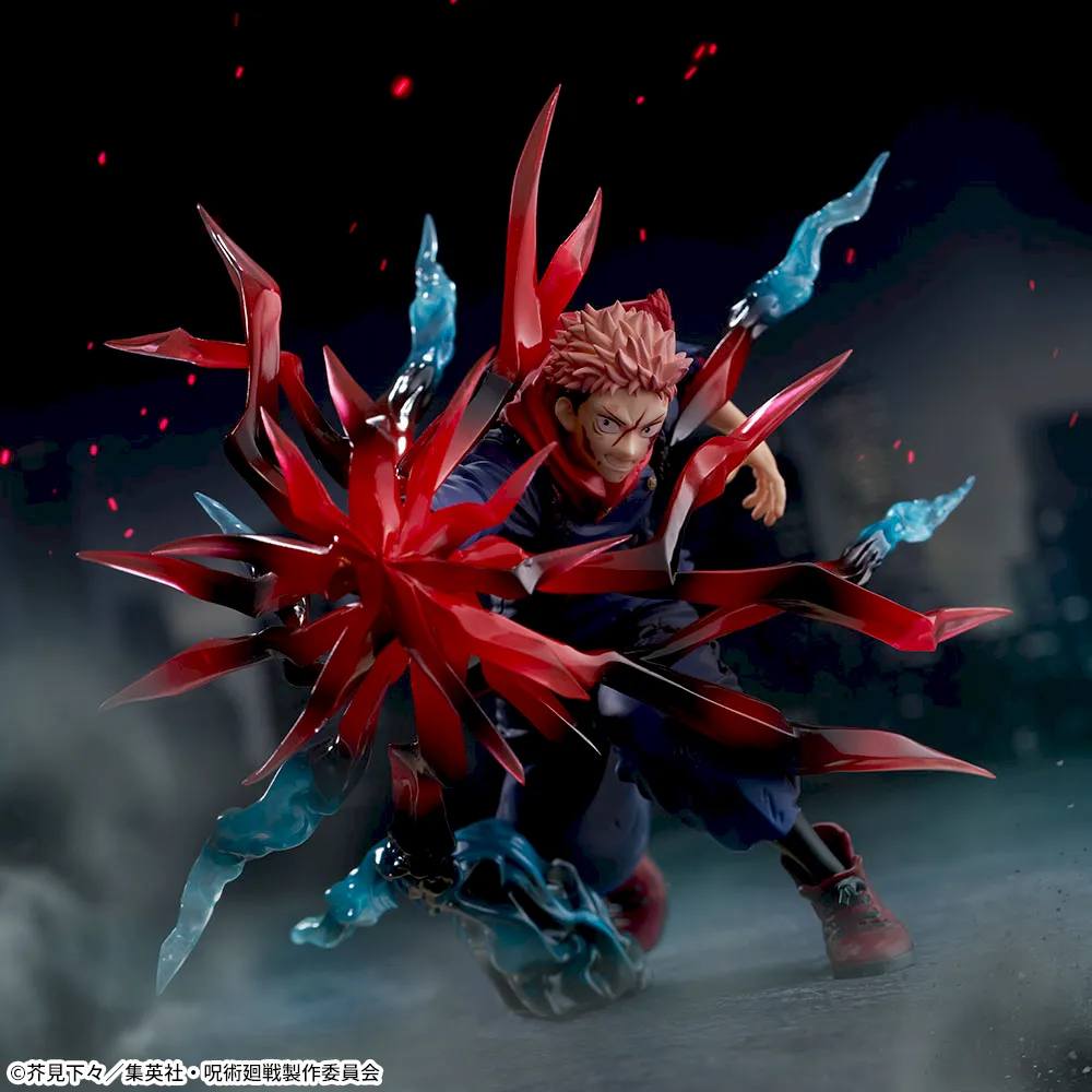 Black Estatuilla Jujutsu Kaisen | Yuji Itadori - Black Flash Ver. | Luminasta | SEGA | Tico Ofertas