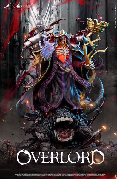 Dark Slate Gray Estatuilla Overlord | Ainz Ooal Gown | DBS Studio × Time Studio | Tienda Anime | Tico Ofertas