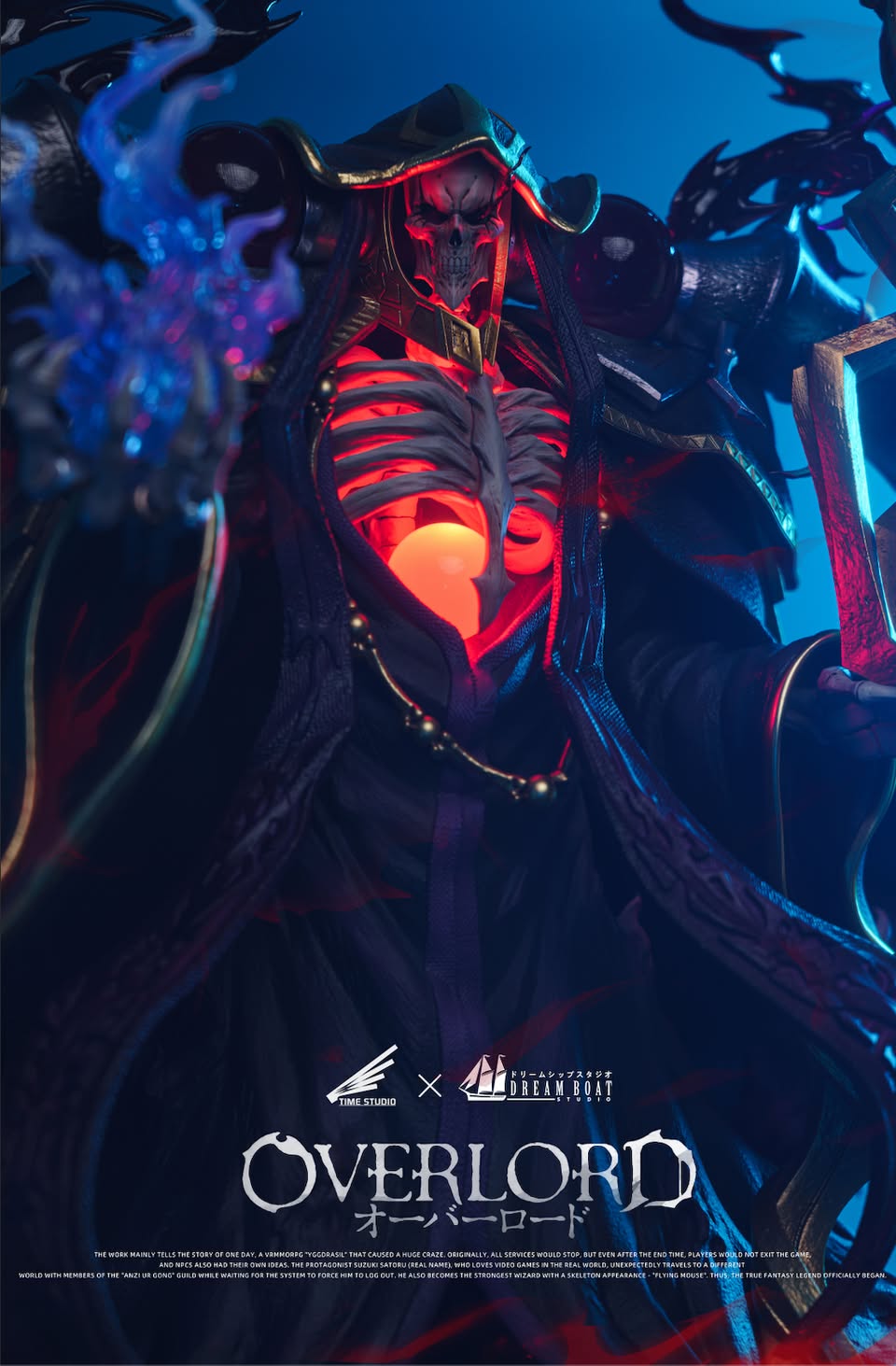 Midnight Blue Estatuilla Overlord | Ainz Ooal Gown | DBS Studio × Time Studio | Tienda Anime | Tico Ofertas (Copia)