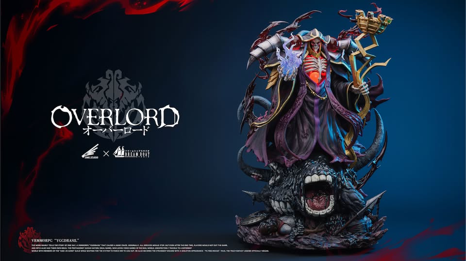 Black Estatuilla Overlord | Ainz Ooal Gown | DBS Studio × Time Studio | Tienda Anime | Tico Ofertas