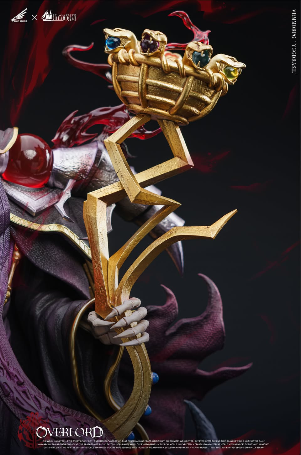 Black Estatuilla Overlord | Ainz Ooal Gown | DBS Studio × Time Studio | Tienda Anime | Tico Ofertas (Copia)