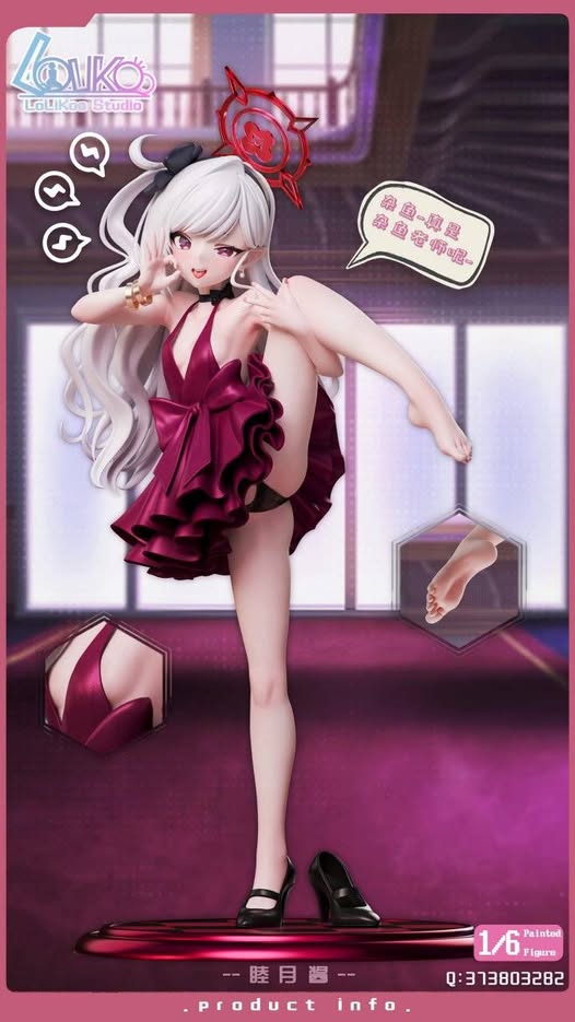 Dim Gray Estatuilla Blue Archive | Asagi Mutsuki | Tienda Anime | Tico Ofertas