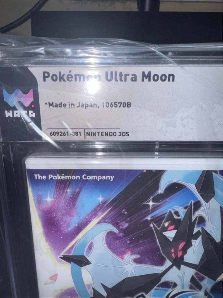 Dark Slate Gray Pokémon Ultra Moon – Nintendo 3DS | WATA 10 Perfect Sealed A++ | Coleccionable Costa Rica