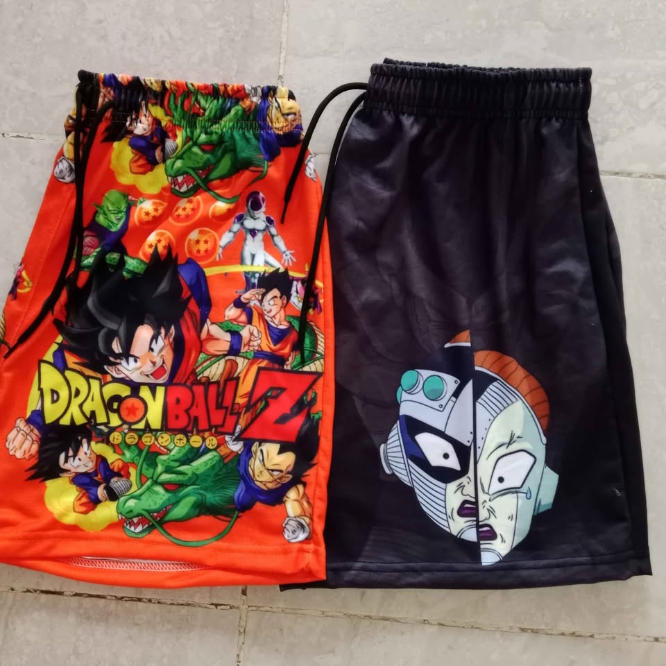 Black Shorts de Goku estilo anime | Ropa cómoda para fans en Costa Rica