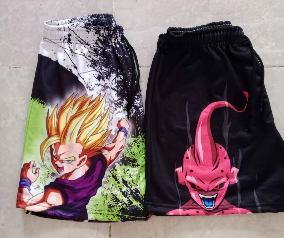Black Shorts de Goku estilo anime | Ropa cómoda para fans en Costa Rica