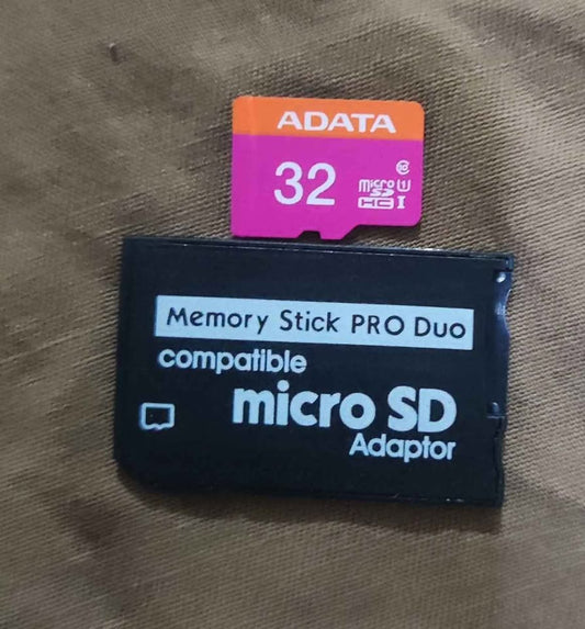Dim Gray Memoria 32GB para PSP Slim y Fat con 49 Juegos + Adaptador | Costa Rical premium Costa Rica