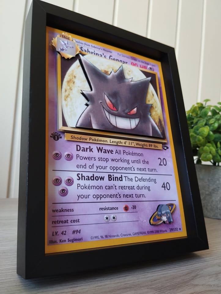 Shadow Box Pokémon TCG Personalizable – Exhibí tu Carta Favorita
