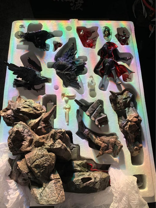 Black Figura Estatua Itachi Uchiha 1/6 Resin – IZ Studio “The Crows Throne” Edición Limitada Tienda Anime | Tico Ofertas