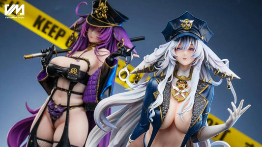 Dark Slate Gray Estatuilla Azur Lane | Musashi & Shinano – Police Duo Ver. | Venus Mint Studio | Tico Ofertas