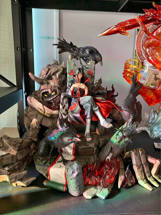 Dark Slate Gray Figura Estatua Itachi Uchiha 1/6 Resin – IZ Studio “The Crows Throne” Edición Limitada Tienda Anime | Tico Ofertas