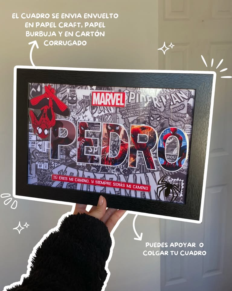 Light Slate Gray Cuadro 3D Personalizado con luces LED en Costa Rica | Regalo único