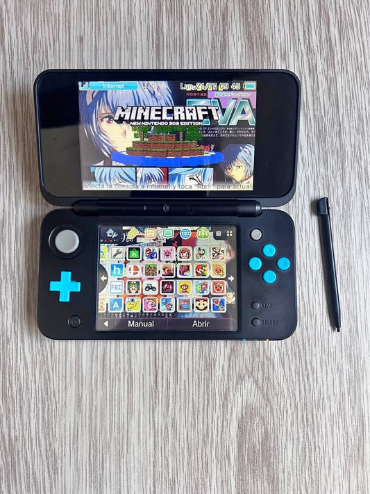 Gray New Nintendo 2DS XL – Consola portátil con juegos instalados y tienda gratis | Tico Ofertas (Copia)