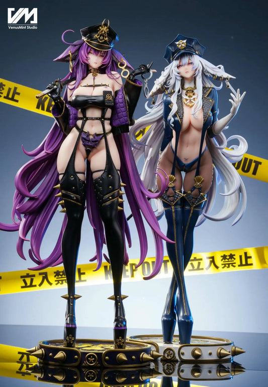 Dark Slate Gray Estatuilla Azur Lane | Musashi & Shinano – Police Duo Ver. | Venus Mint Studio | Tico Ofertas