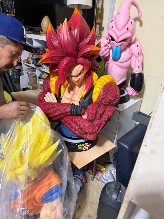 Gray Figura Dragon Ball Z SSJ4 Gogeta Tamaño Real – Life Size Resin Coleccionable | Tico Ofertas