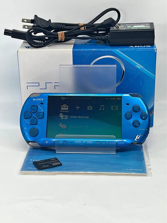 Light Gray Sony PSP-3000 Azul Vibrante – Consola Portátil en Caja Completa Costa Rica Tienda video juegos