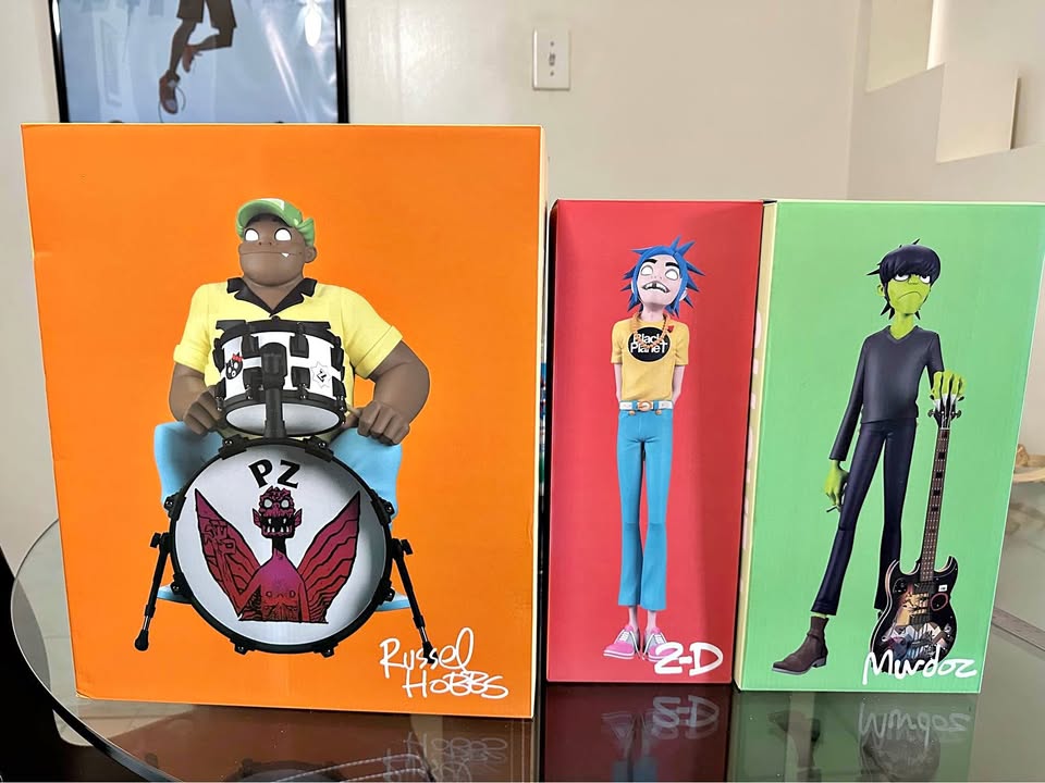 Gray Estatuilla Gorillaz Superplastic Figures – Set Completo Coleccionable