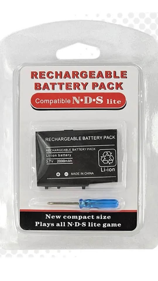 Light Gray Baterías nuevas para Nintendo DS, 3DS y GBA SP | Costa Rica