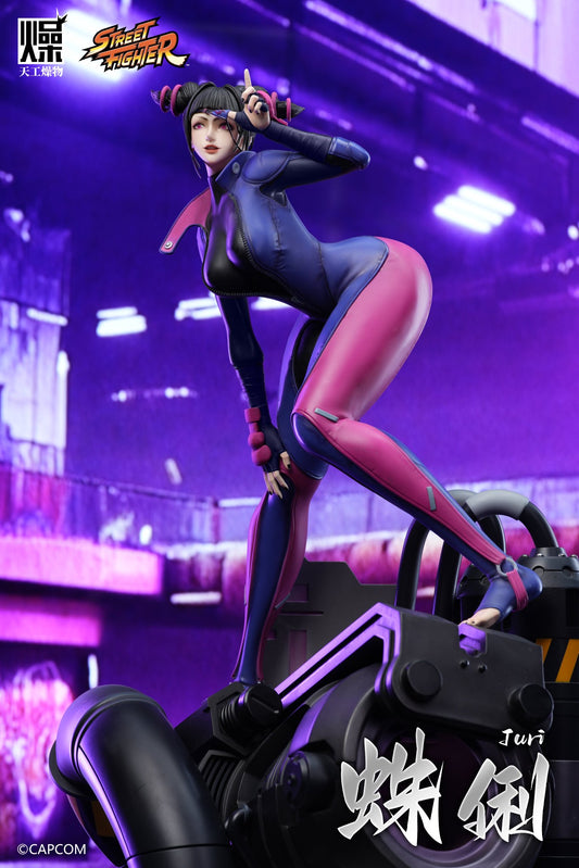 Dark Slate Blue Figura Street Fighter | Han Juri | TGZW Studio | Tienda Anime | Tico Ofertas