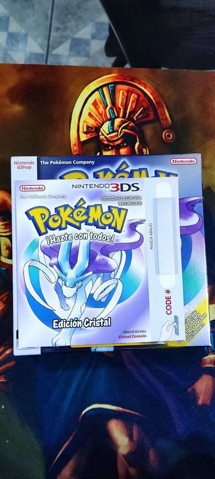 Pokémon Edición Cristal 3DS y Pokémon Black 2 DS originales | Costa Rica