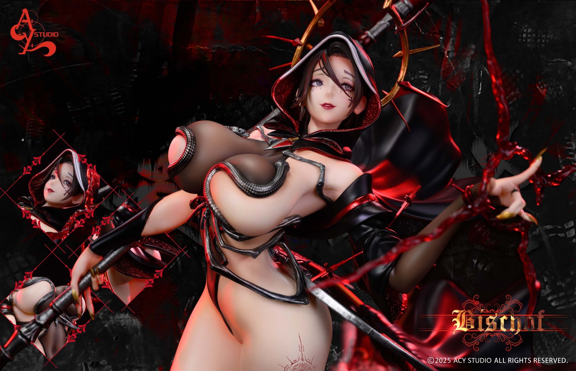 Rosy Brown Estatuilla  The Vatican Series | The Bishop | Tienda Anime | Tico Ofertas