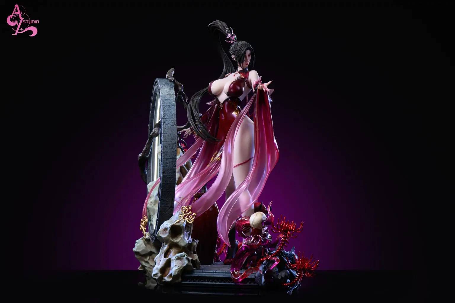 Black Estatuilla  Three Kingdoms | Diao Chan | ACY Studio | Tienda Anime | Tico Ofertas