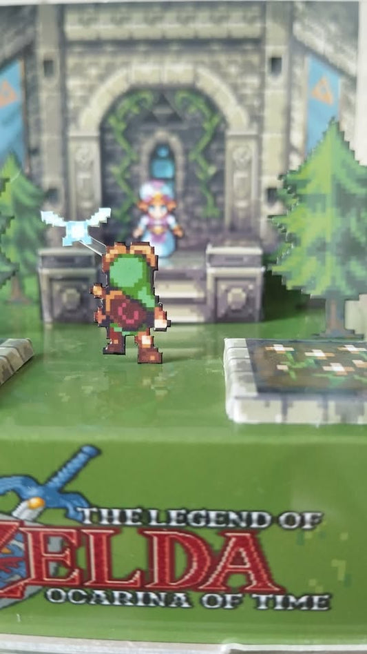 Dim Gray Cubo Diorama The Legend of Zelda Ocarina of Time – Escenas 3D Personalizadas