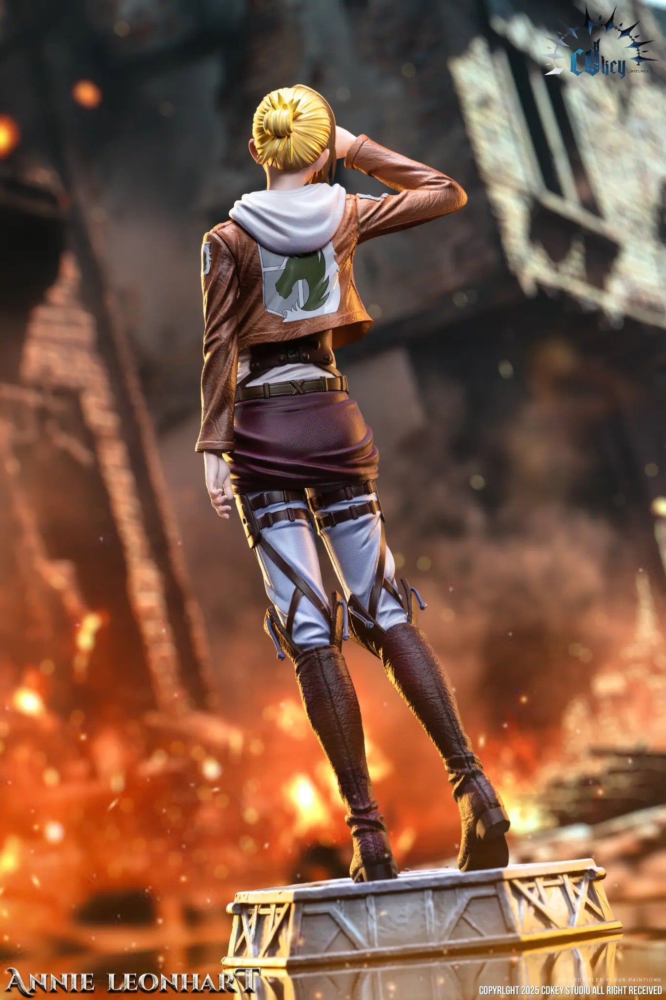 Dark Slate Gray Estatuilla Cdkey Studio | Survey Corps Series | Annie Leonhart | Tienda Anime | Tico Ofertas