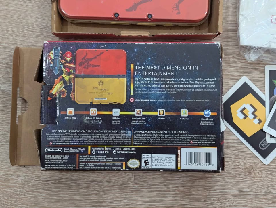 Dim Gray New Nintendo 3DS XL Samus Edition – Completa en Caja y Modificada | Consola video juegos  Costa Rica