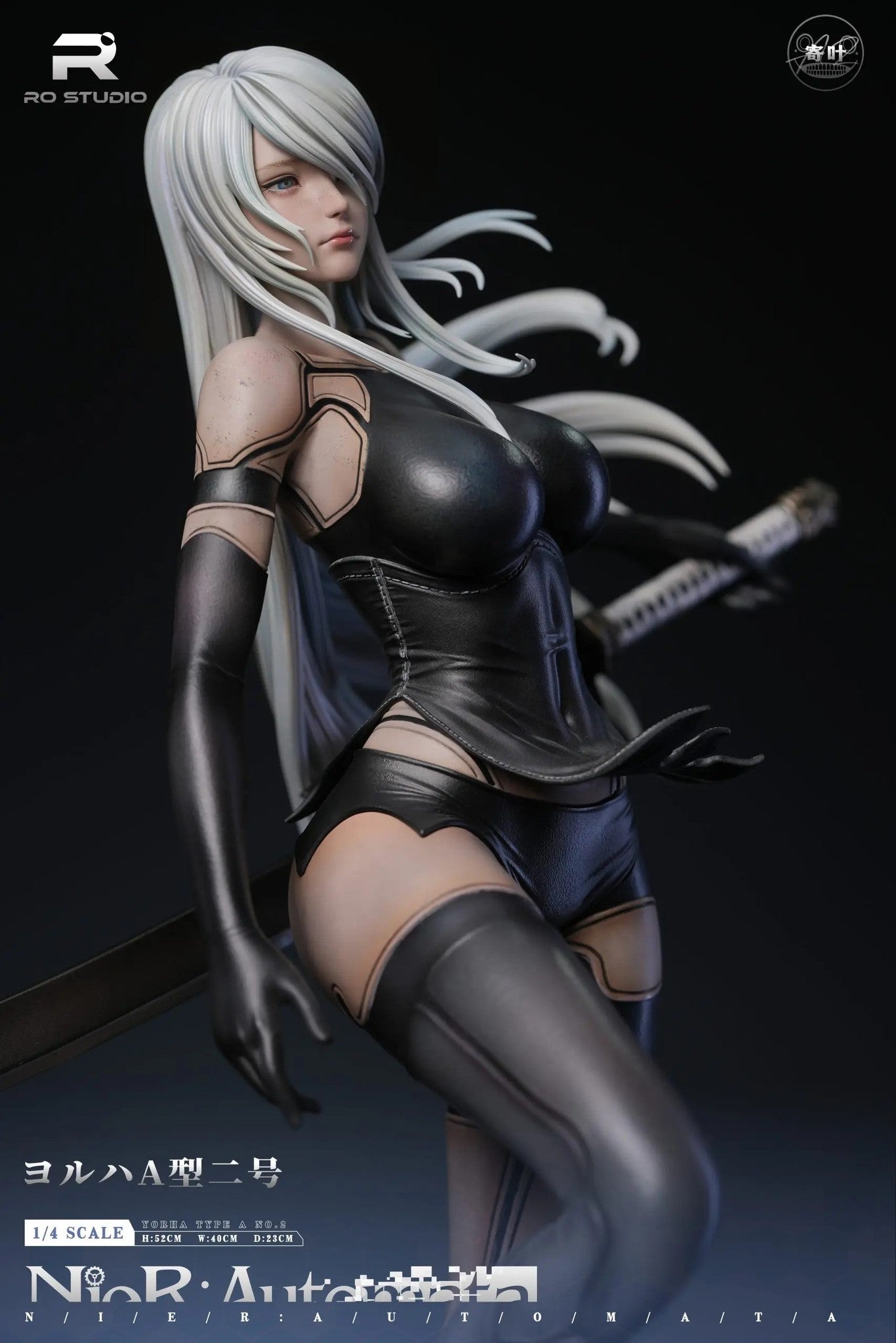 Black Estatuilla NieR: Automata | A2 | RO Studio | Tienda Anime | Tico Ofertas
