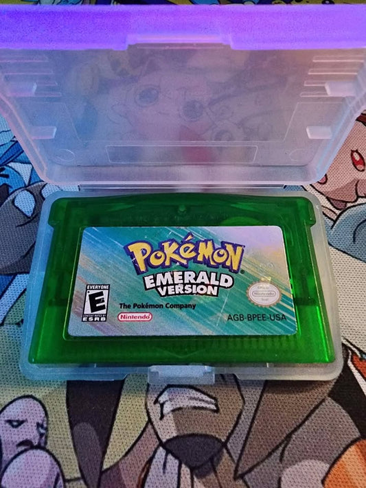 Slate Gray Juego Pokémon Emerald – Game Boy Advance | Cartucho Original con Batería Nueva – Costa Rica