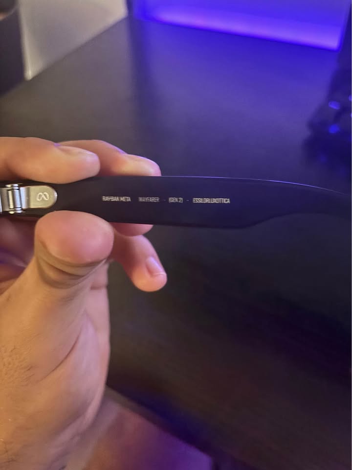 Dark Slate Gray Estatuilla Ray-Ban Meta Gen 2 con Estuche Original – Gafas Inteligentes Bluetooth