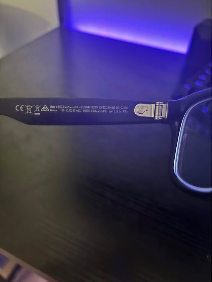 Dark Slate Gray Estatuilla Ray-Ban Meta Gen 2 con Estuche Original – Gafas Inteligentes Bluetooth