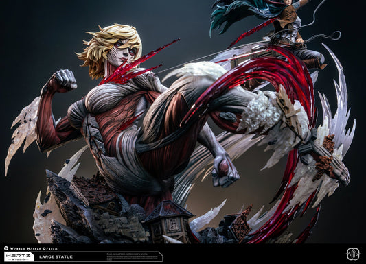 Black Estatuilla Attack on Titan | Female Titan (Annie Leonhart) | Hertz Studio | tienda anime | Tico Ofertas
