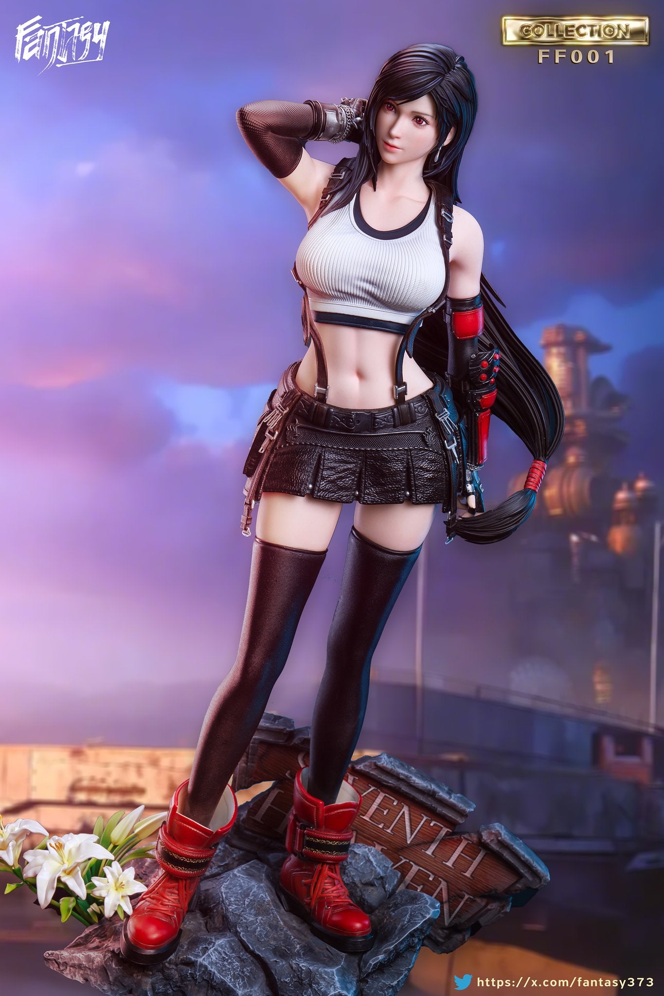 Dark Slate Gray Estatuilla Final Fantasy | Tifa Lockhart | FANTASY Studio | Tienda Anime | Tico Ofertas