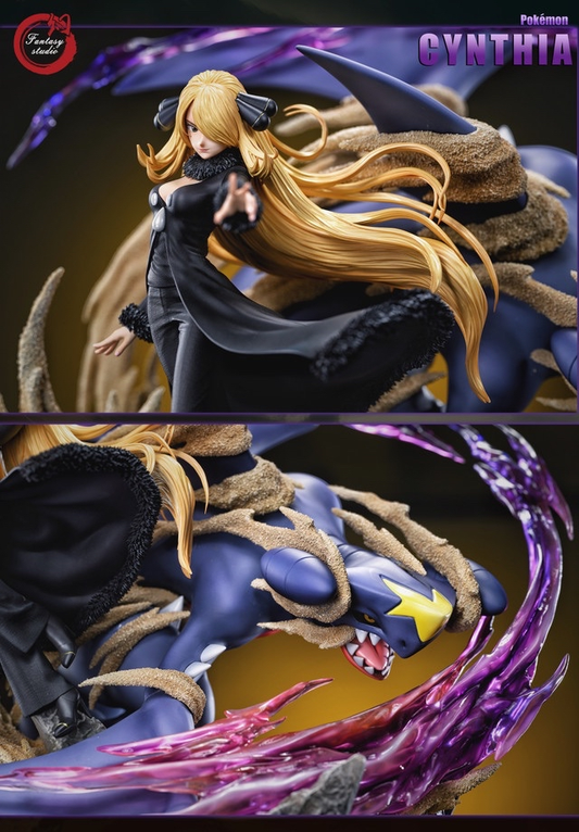 Estatuilla Pokémon | Cynthia & Garchomp | Fantasy Studio | Tienda Anime | Tico Ofertas Fantasy Studio