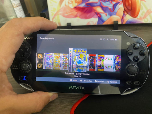 Dark Slate Gray PS Vita FAT (PCH-1000) Modificada | +1.000 Juegos (SNES, NES, PS1, PS2, PS3, Sega, Neo·Geo) – Lista para Jugar Costa Rica | Tico ofertas