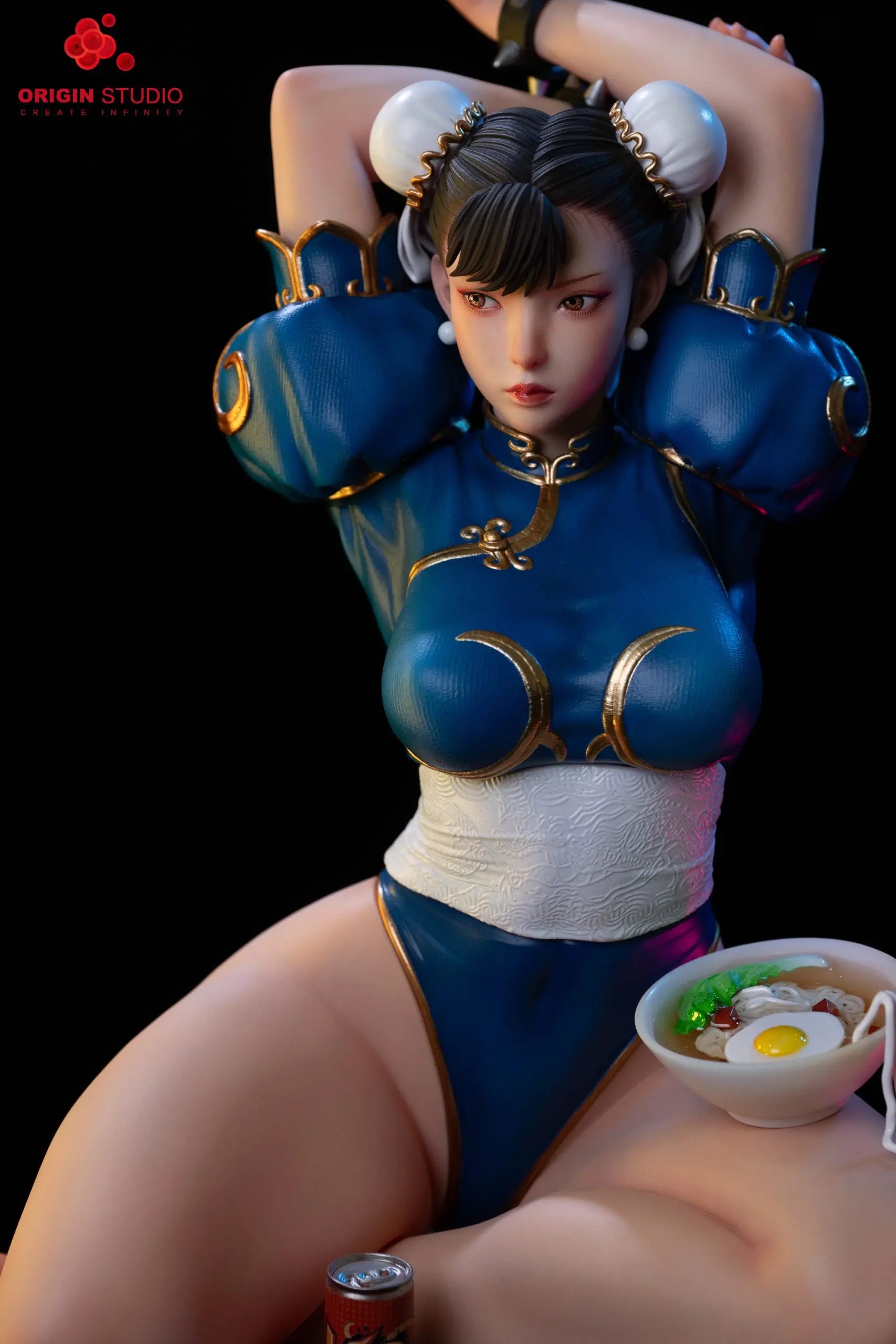 Black Estatuilla Street Fighter | Chun-Li | ORIGIN Studio | Tienda Anime | Tico Ofertas