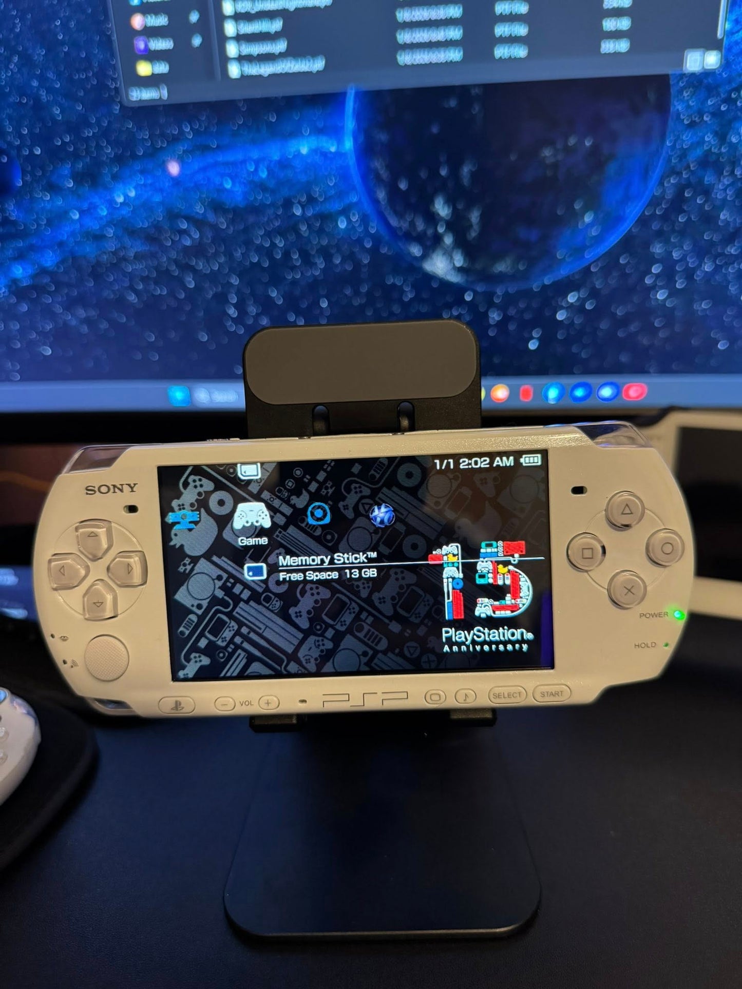 Dark Slate Gray Sony PSP Hackeada con Juegos y Emuladores – 32GB a 128GB | Lista para Jugar