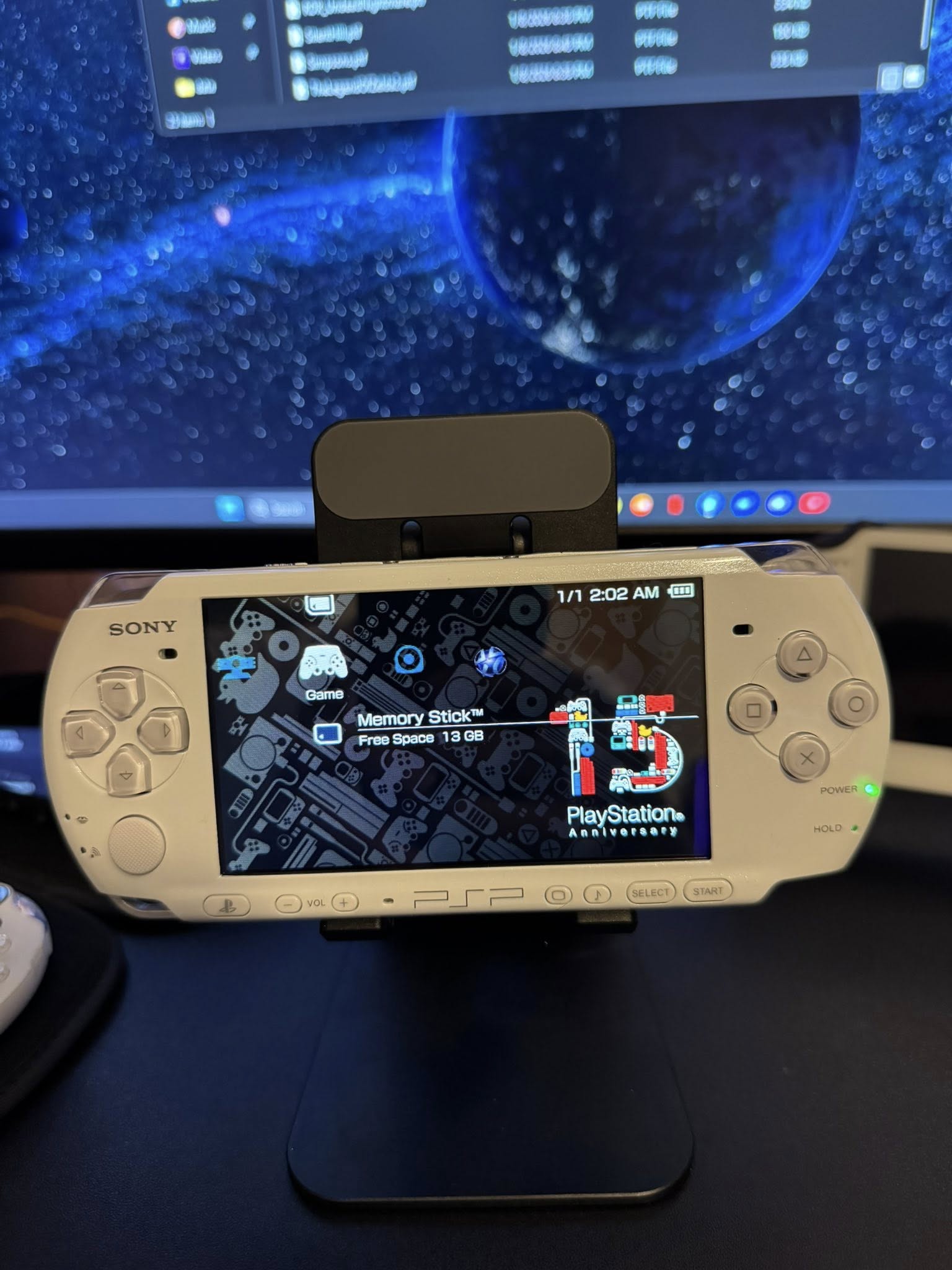 Dark Slate Gray Sony PSP Hackeada con Juegos y Emuladores – 32GB a 128GB | Lista para Jugar