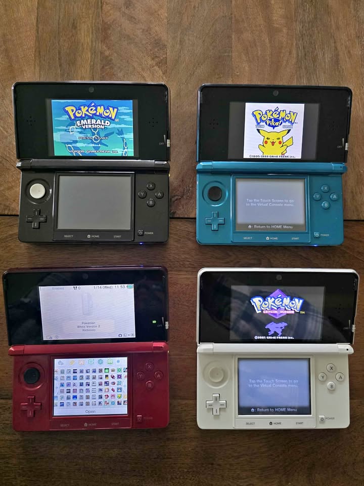 Dark Slate Gray Nintendo 3DS Old Desbloqueada con 64GB y Juegos – Costa Rica