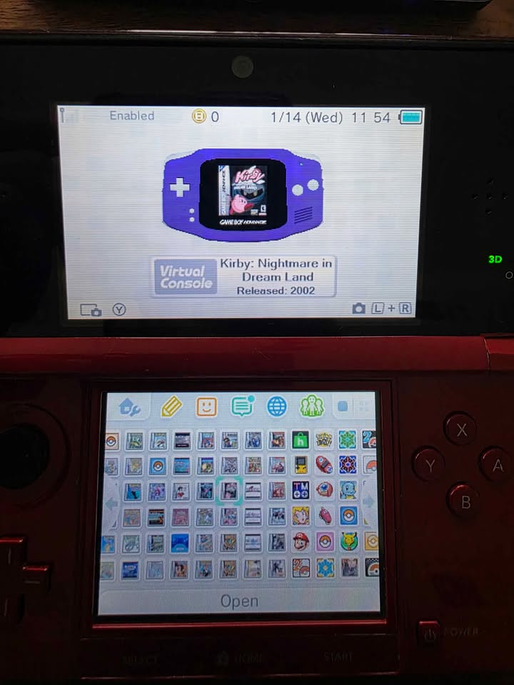 Black Nintendo 3DS Old Desbloqueada con 64GB y Juegos – Costa Rica